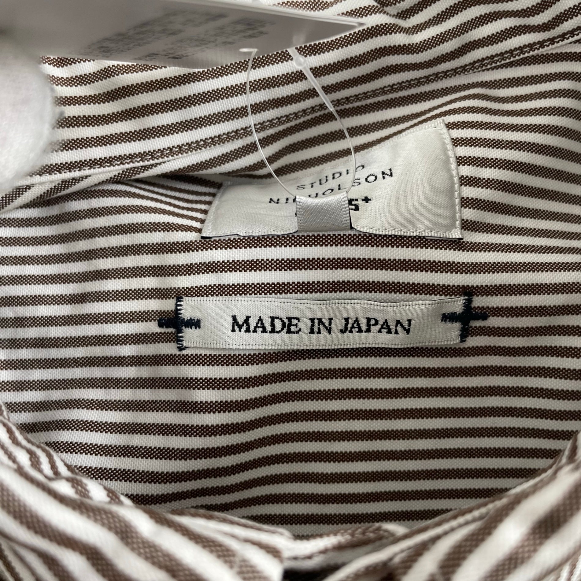 STUDIO NICHOLSON × BEAMS PLUS スタジオ ニコルソン ビームスプラス / LISA OXFORD SHIRT タグ付 参考定価：35,000+tax SIZE:M