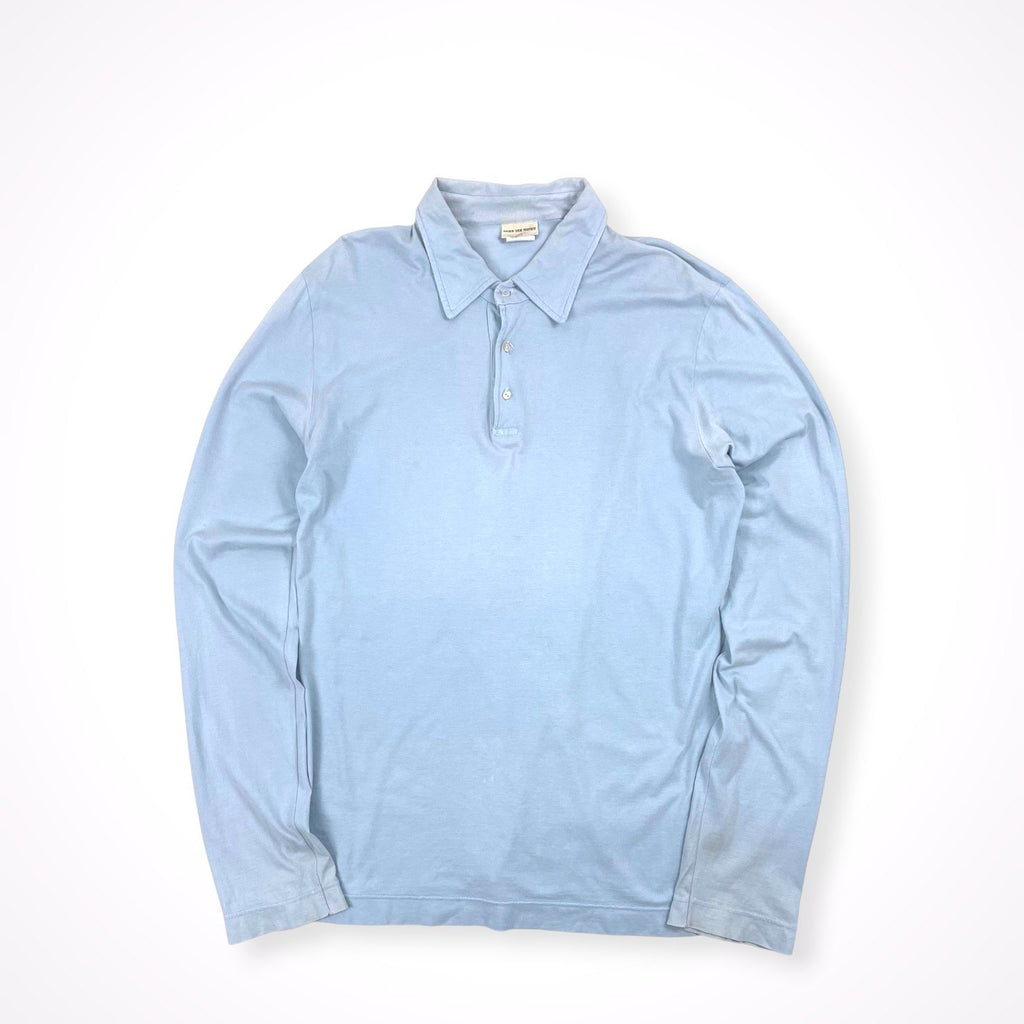 DRIES VAN NOTEN ドリスヴァンノッテン / ライカ期 コットンカットソーポロシャツ SIZE:M