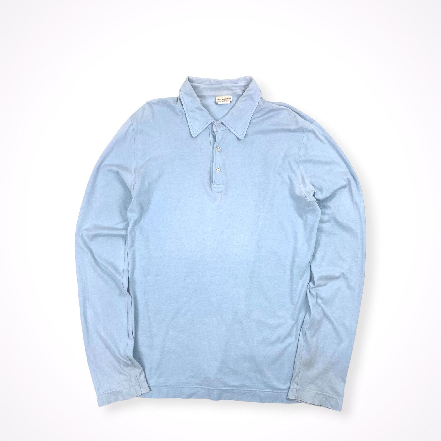 DRIES VAN NOTEN ドリスヴァンノッテン / ライカ期 コットンカットソーポロシャツ SIZE:M