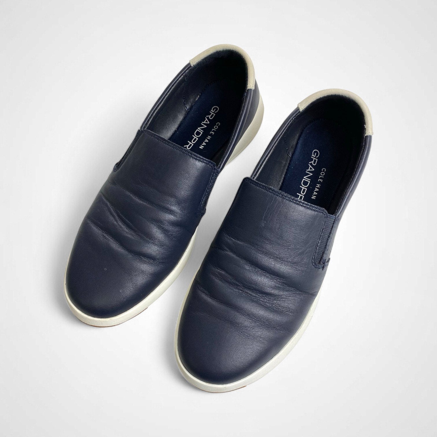 COLE HAAN コールハーン / レザースリッポン GRANDPRO ダークネイビー 参考定価：28,000程度 SIZE:7(24.5cm程度)