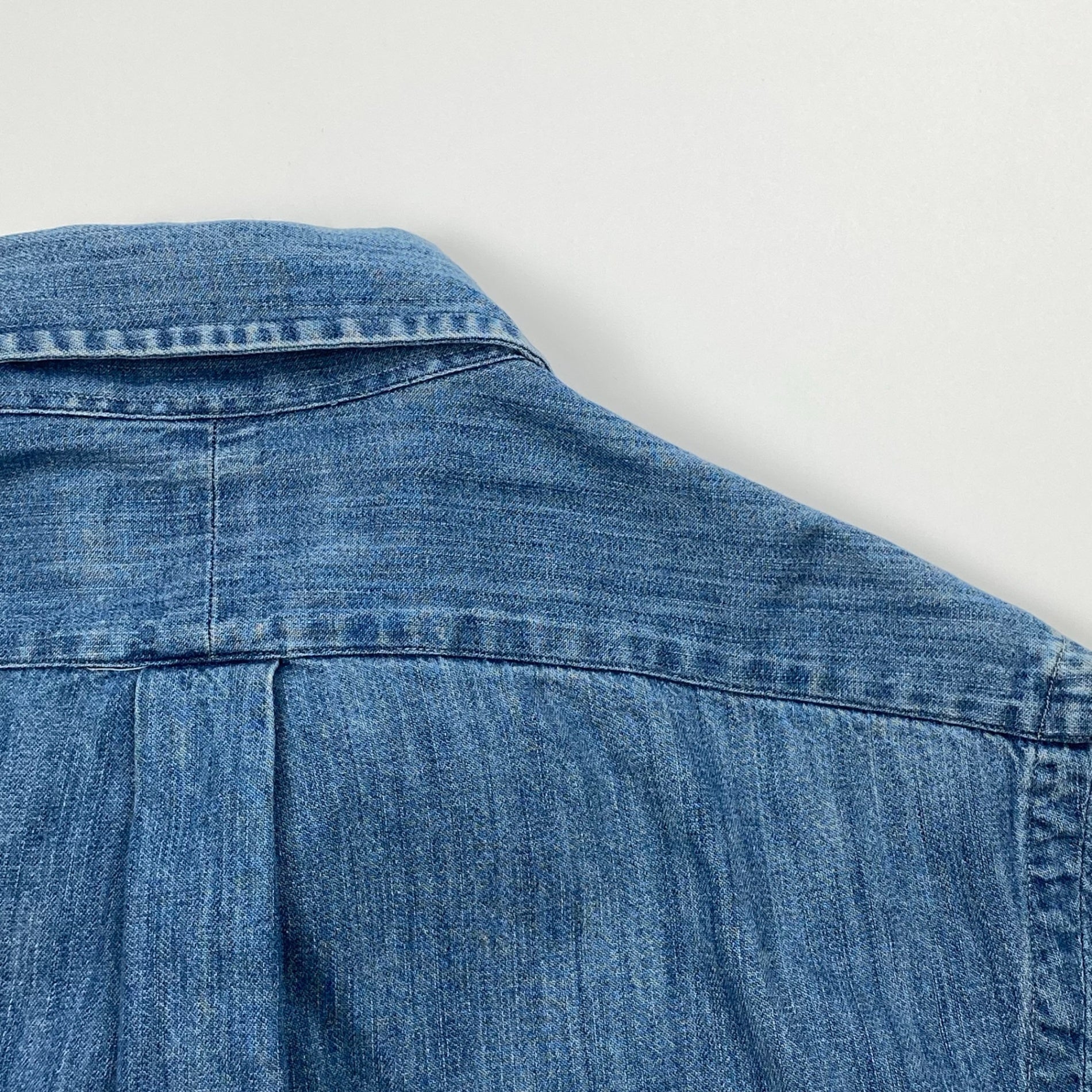 POLO RALPH LAUREN ポロ ラルフローレン / ボタンダウン デニムシャツ ポニー刺繍 SIZE：XS