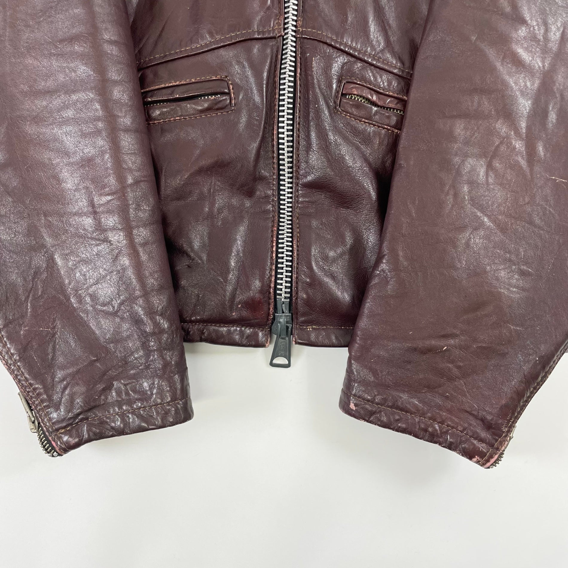 VINTAGE / 7-80s カナダ製カフェレーサージャケット SIZE:40