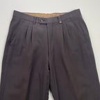 LANVIN PARIS ランバン パリ / ヴィンテージ2タックスラックス ウール100％ SIZE:W81cm