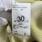 ANCELLM / OMBRE CHECK PULLOVER SHIRT 常田大希着用 SIZE:2