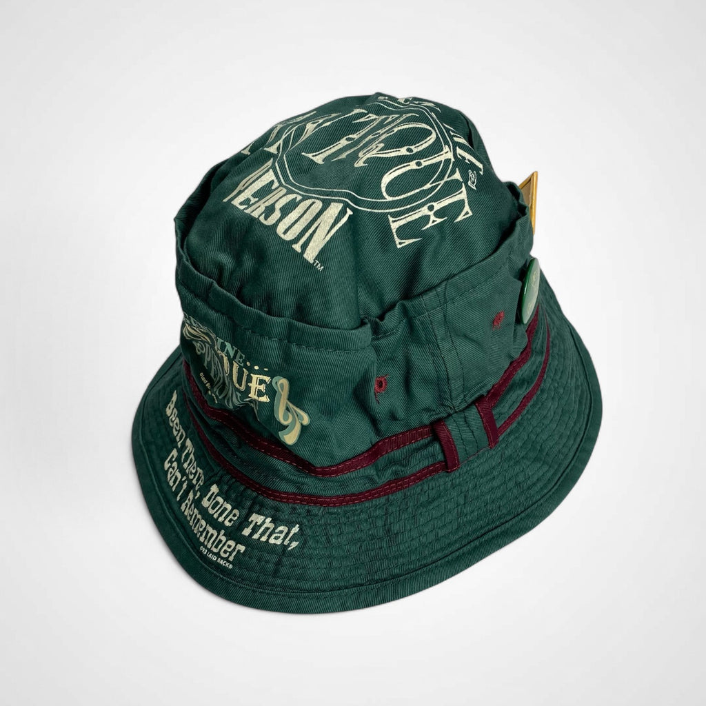 VINTAGE ヴィンテージ / 90s GENUINE ANTIQUE PERSON バケットハット 缶バッジ付