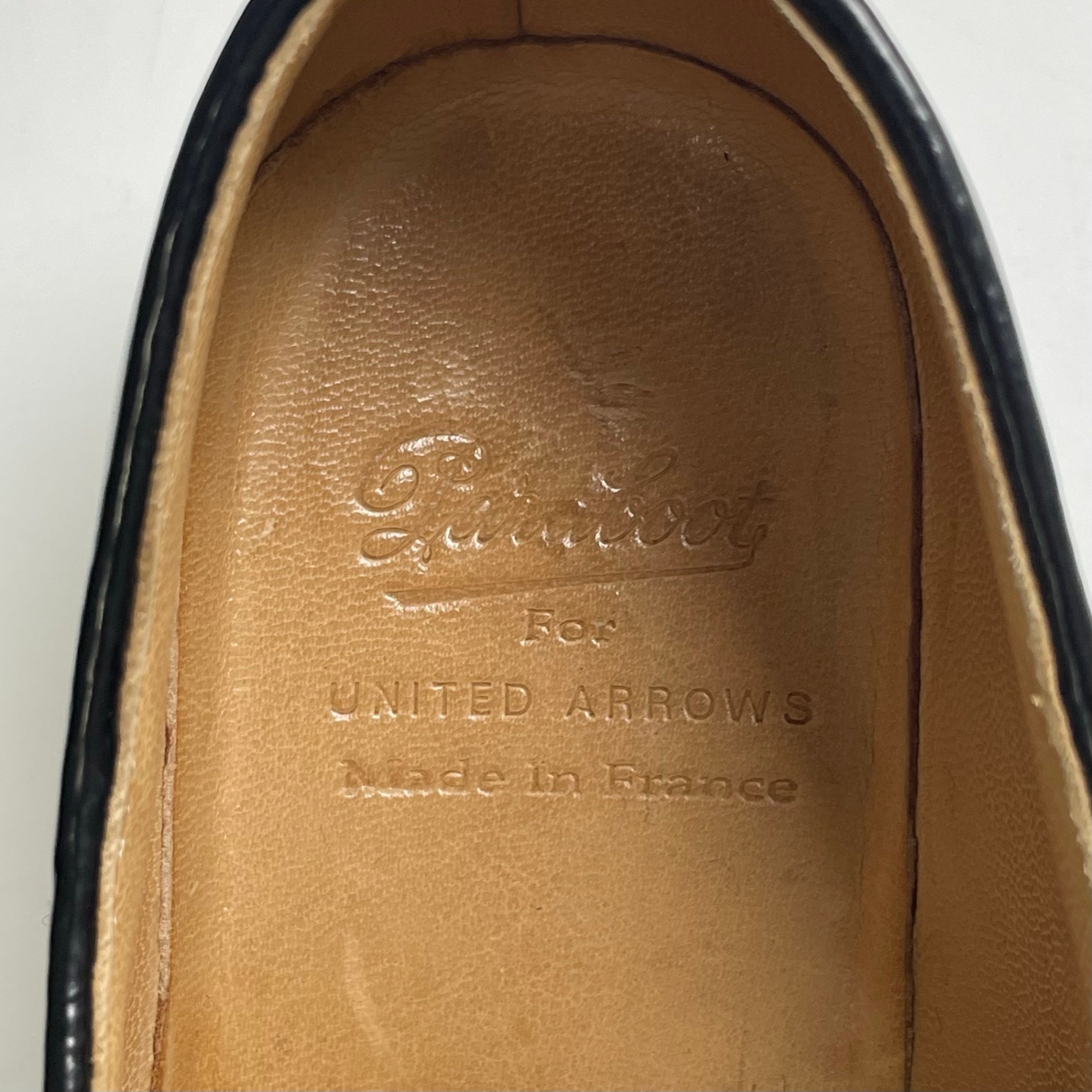 Paraboot × UNITED ARROWS パラブーツ ユナイテッドアローズ / チロリアンシューズ レッキスファー ブラック 参考定価：65,000+tax SIZE:5(24.5cm)