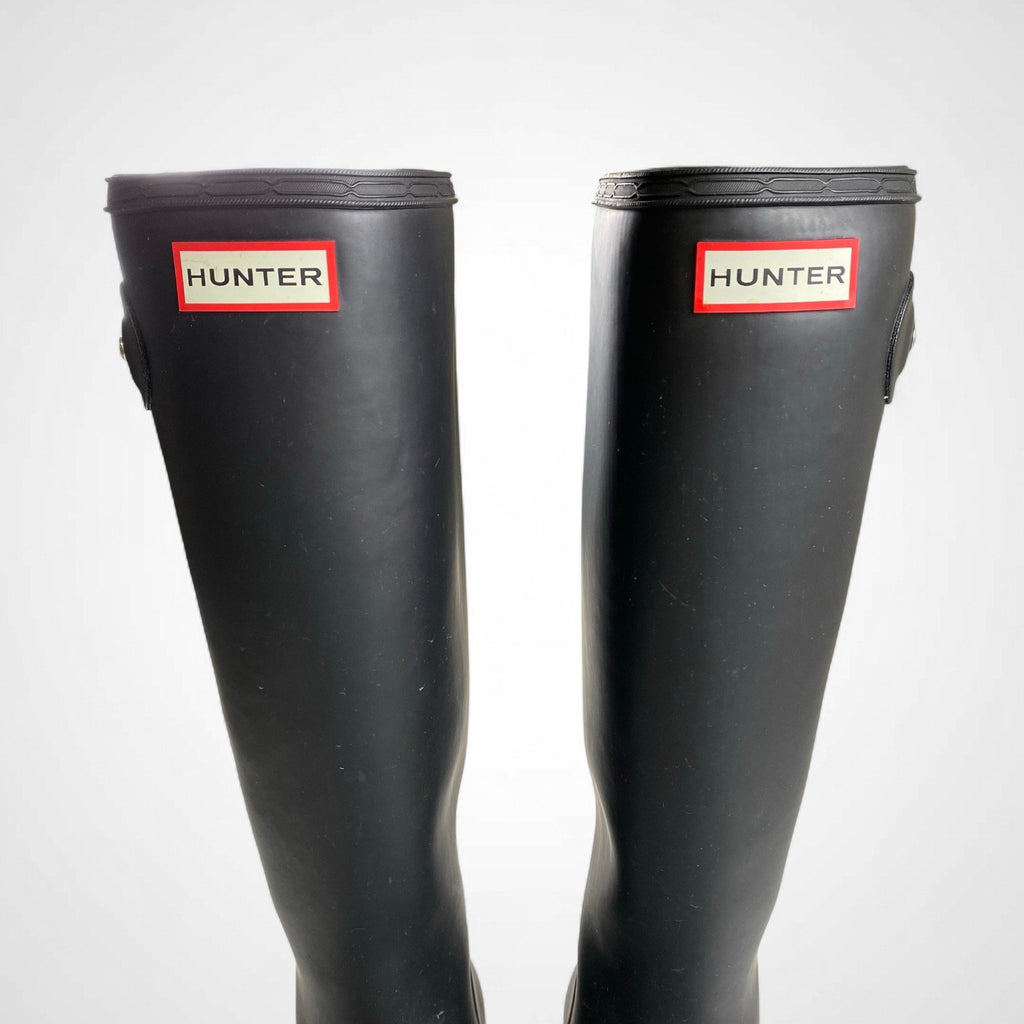 HUNTER ハンター / ロング レインブーツ オリジナル トールブーツ 極美品 箱付 参考定価：24,500+tax UK6(24.5cm)