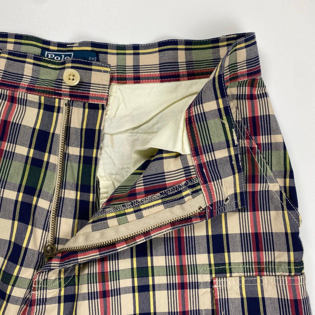 Polo by Ralph Lauren ポロ バイ ラルフローレン / ヴィンテージ マドラスチェック ハーフパンツ SIZE：33