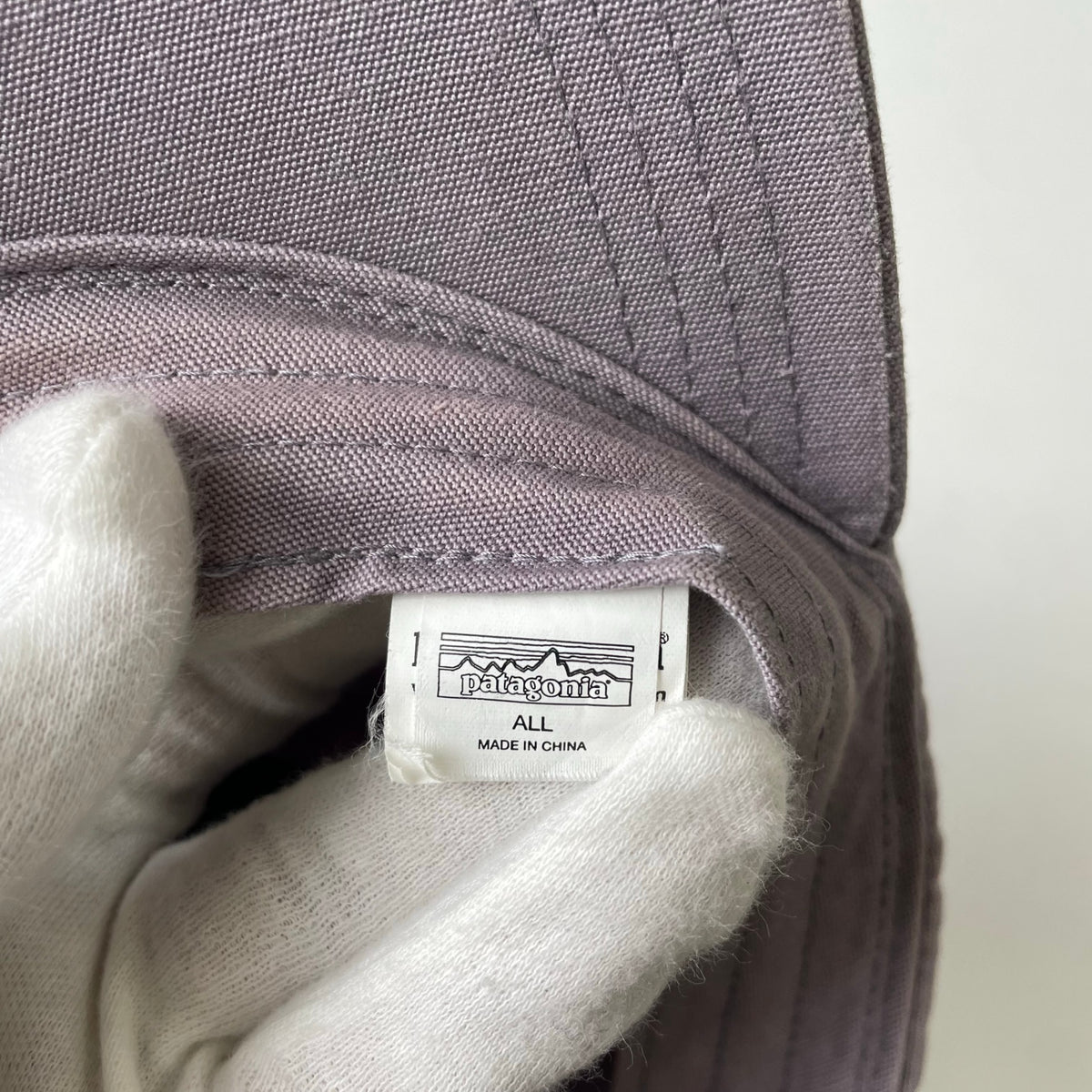 patagonia / P-6ラベルキャップ グレーパープル