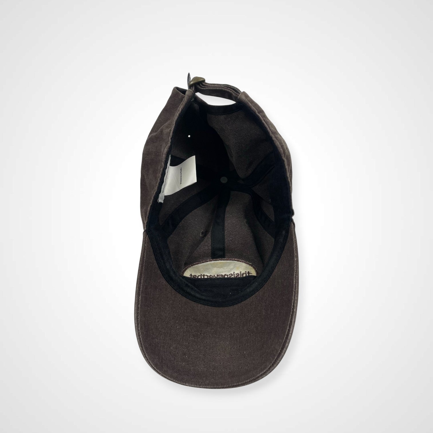 thisisneverthat ディスイズネバーザット / サークルロゴキャップ ブラウン 参考定価：8,000程度