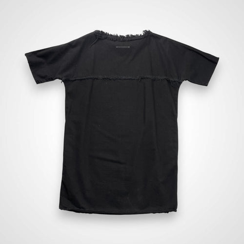 MM6 MAISON MARGIELA エムエムシックス メゾンマルジェラ / フリンジデザイン デニムプルオーバー ブラック 参考定価：38,000+tax SIZE:36