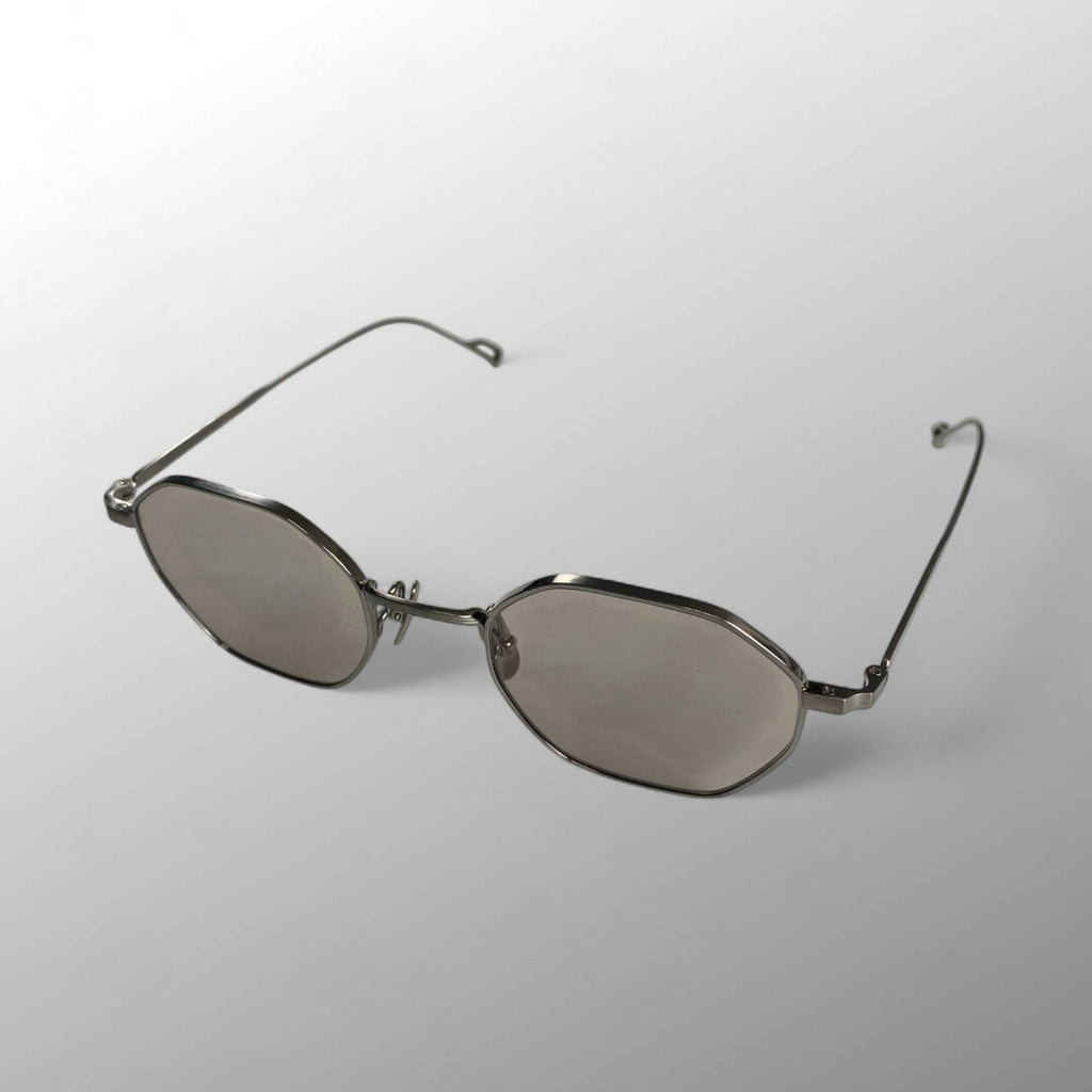 25SS SOPHNET × 金子眼鏡 / TITANIUM SUNGLASSES OCTAGON 度なしライトグレーレンズ 参考定価：44,000+tax
