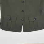 ARMANI COLLEZIONI アルマーニ コレッツォーニ / デザインコンパクトジャケット イタリア製 SIZE:40