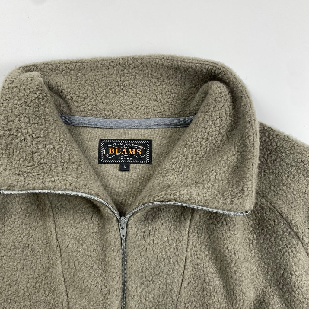 BEAMS PLUS ビームスプラス / フリースミリタリーハーフジップ SIZE:L