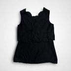 DES PRES デ プレ / シルクハブタエ スカラップブラウス 参考定価：36,000+tax SIZE：FREE