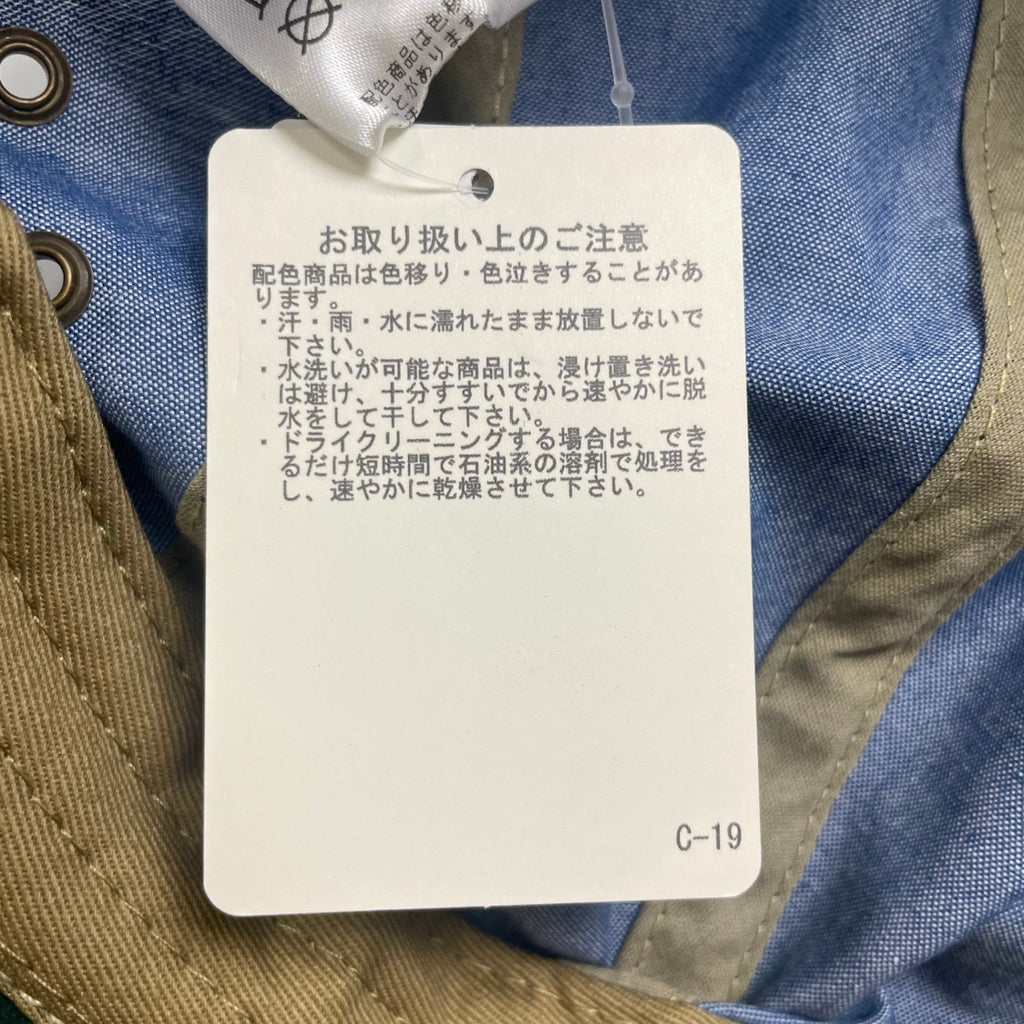QUAKER MARINE SUPPLY × BEAMS PLUS  クエーカー マリン サプライ ビームスプラス / Swordfish Cap ロングビル キャップ シャンブレー 参考定価：12,000+tax