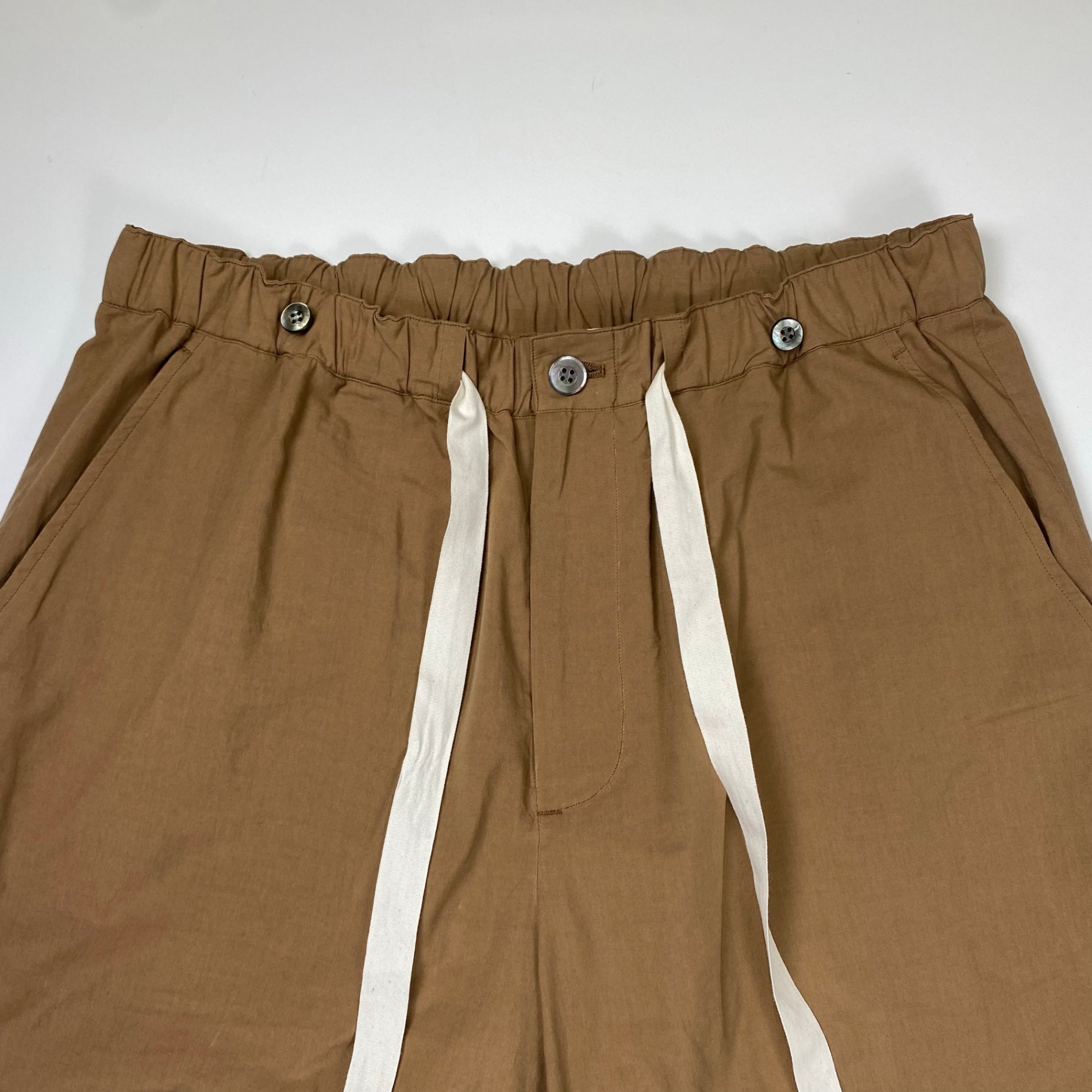 Midorikawa ミドリカワ / APRON EASY PANTS イージーパンツ 25SS ベージュブラウン 参考定価：66,000+tax