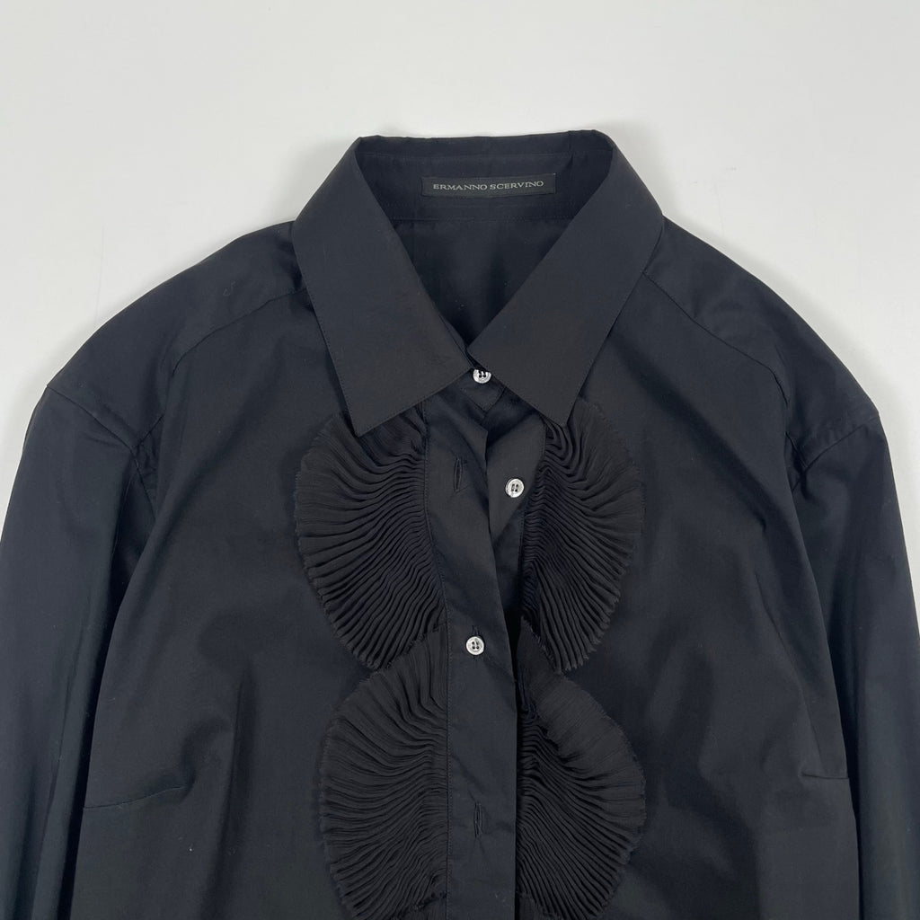 ERMANNO SCHERVINO / フリルデザインシャツ 参考定価：150,000程度 SIZE:42