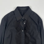 ERMANNO SCHERVINO / フリルデザインシャツ 参考定価：150,000程度 SIZE:42