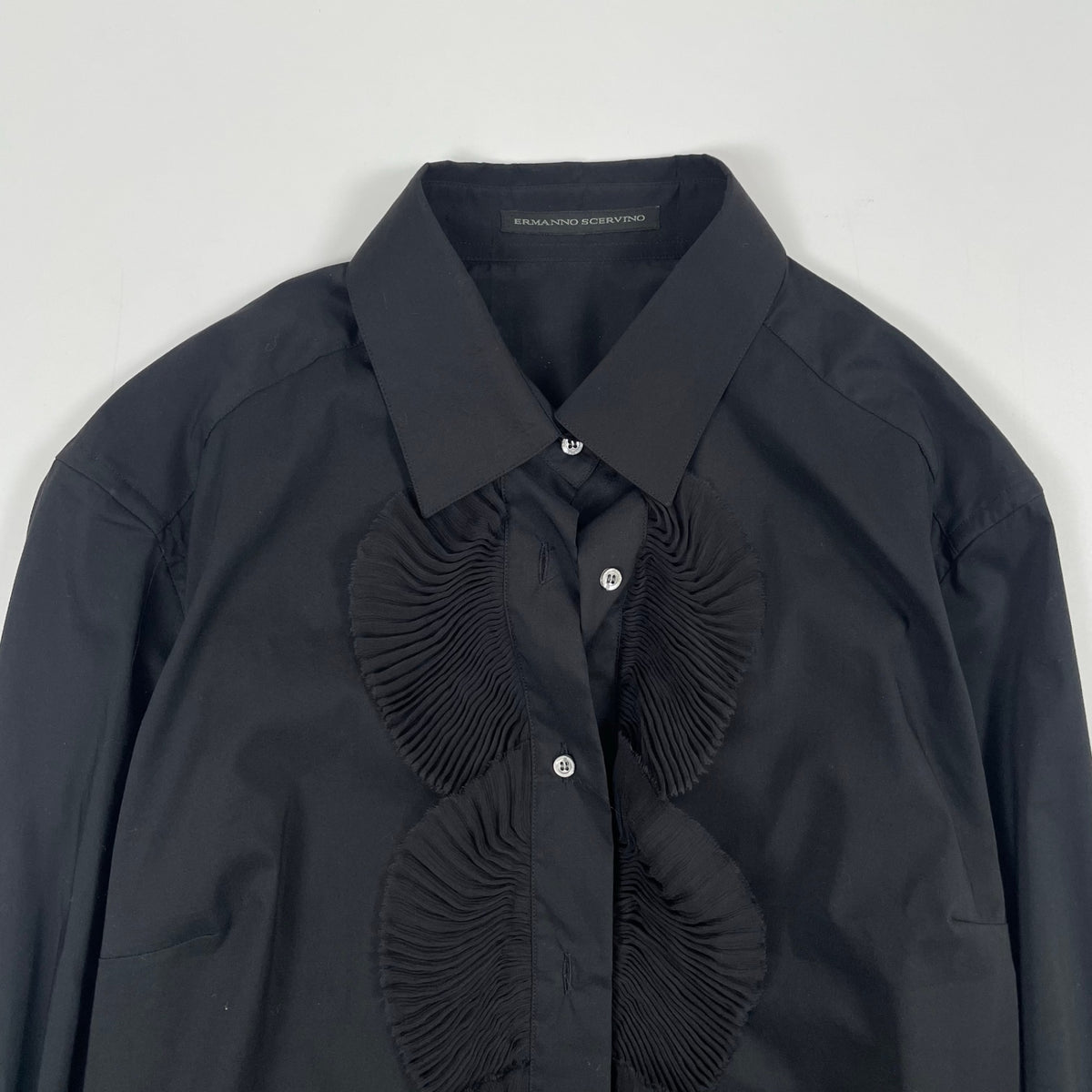 ERMANNO SCHERVINO / フリルデザインシャツ 参考定価：150,000程度 SIZE:42
