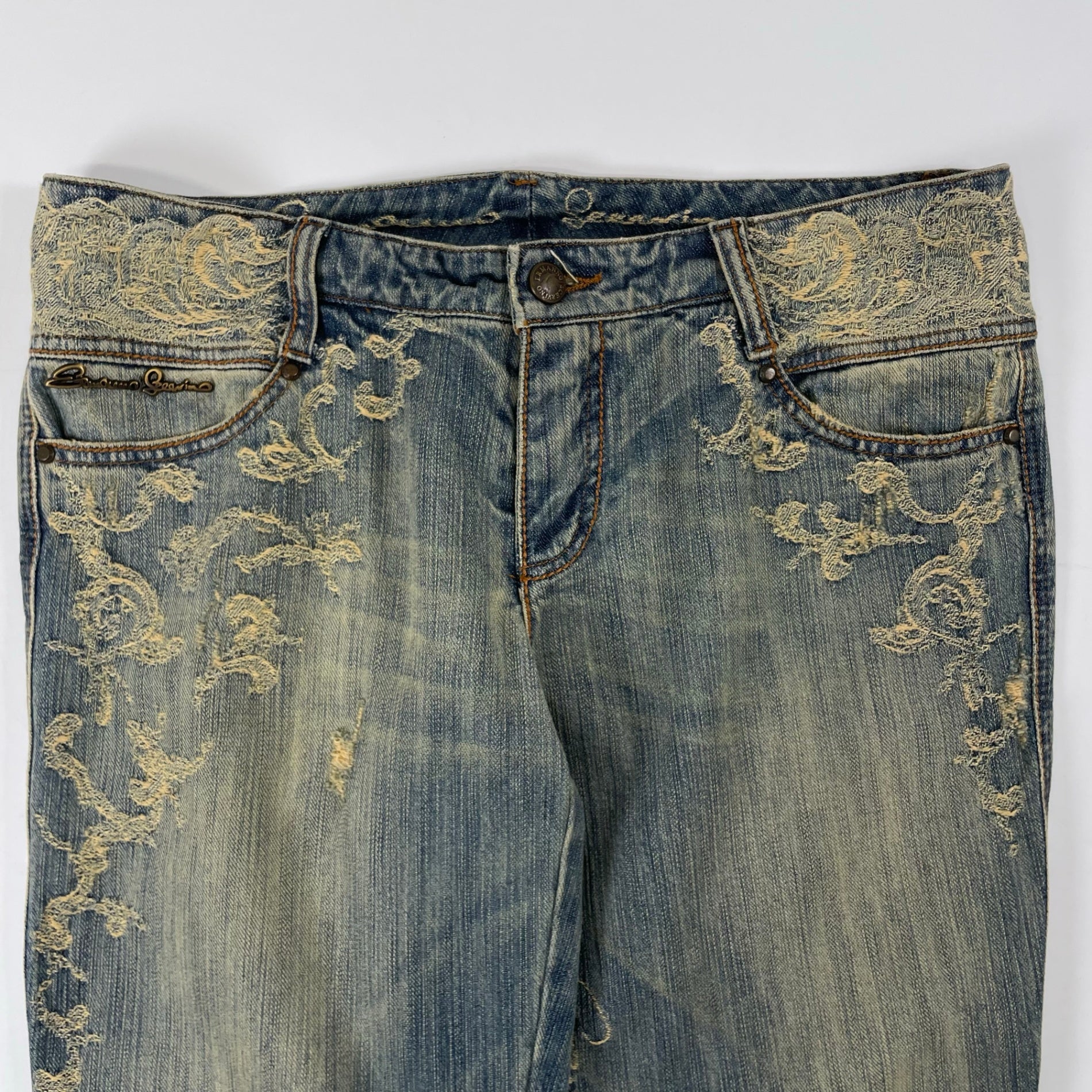ERMANNO SCERVINO / ジャガードデニムパンツ 参考定価：120,000程度 SIZE：42