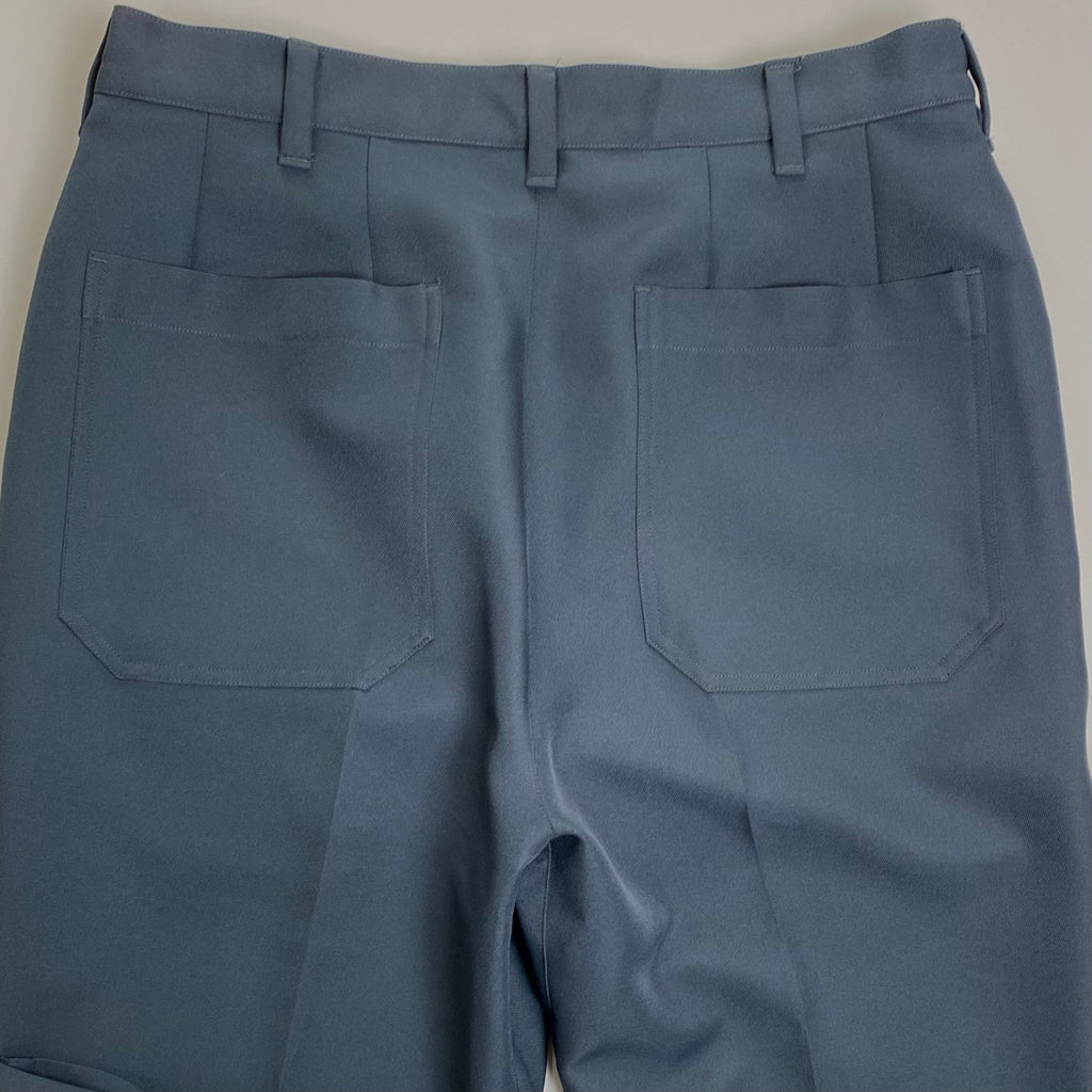 PORTVEL ポートヴェル / ポケットデザイン ストレートスラックス ブルーグレー SIZE:1