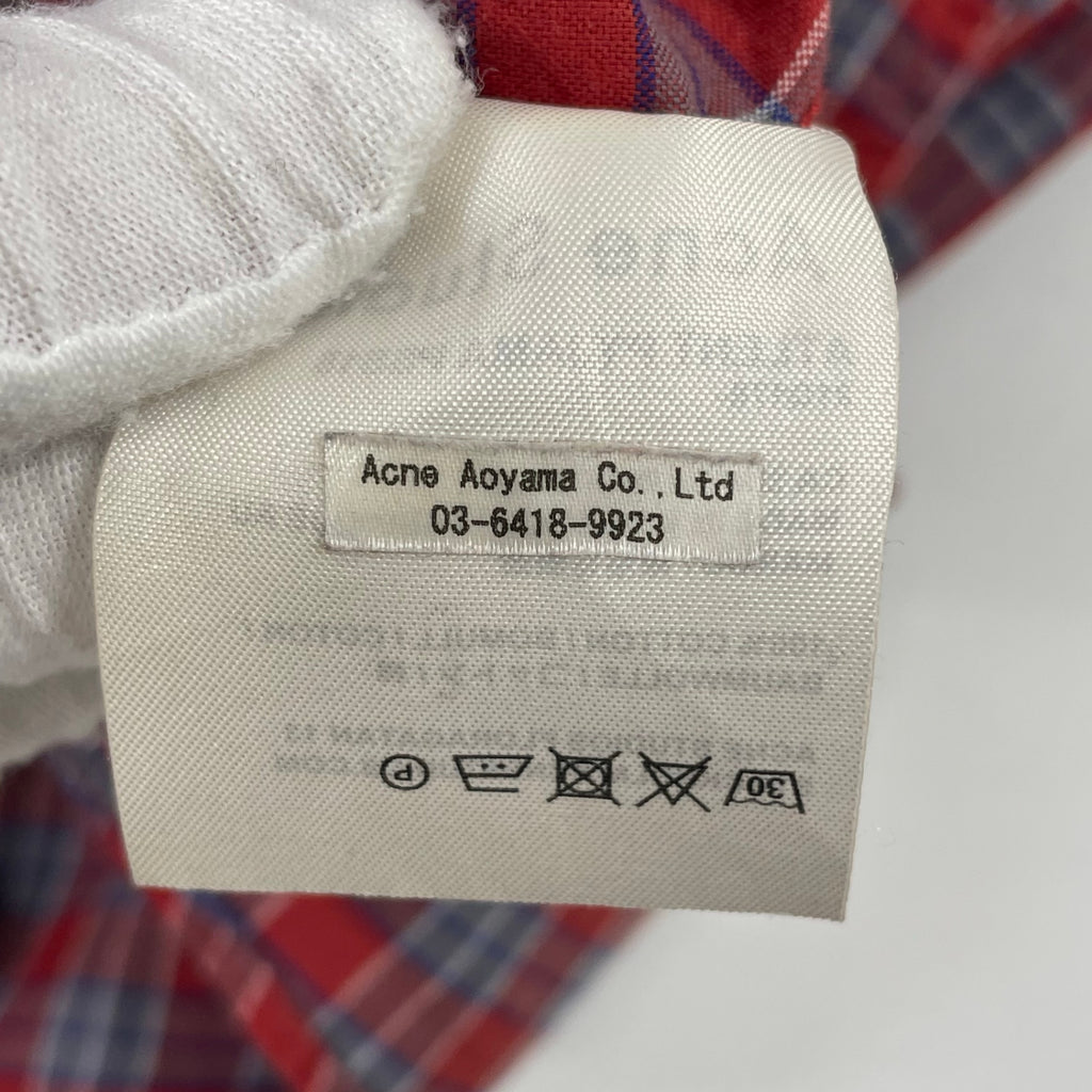 Acne Studios / Atlet Pyjama チェックシャツ 参考定価：45,000程度 SIZE:46