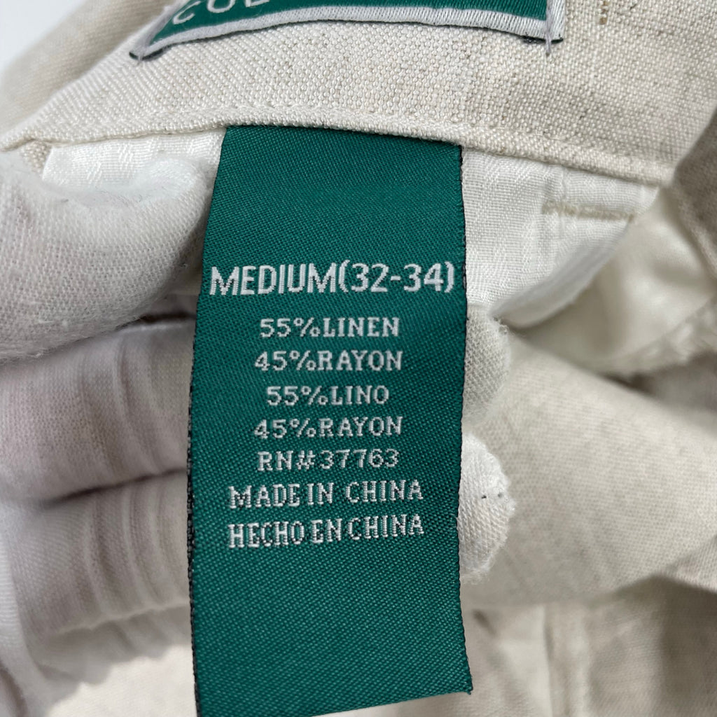 CUBAVERA / 90sリネンレーヨンスラックス SIZE:M