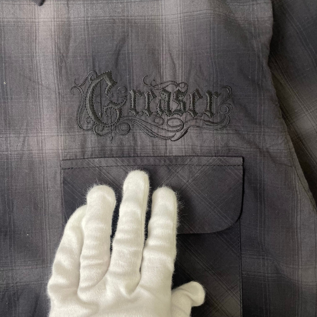 GREASER / シャドーチェックシャツ 参考定価：15,000程度 SIZE：XL