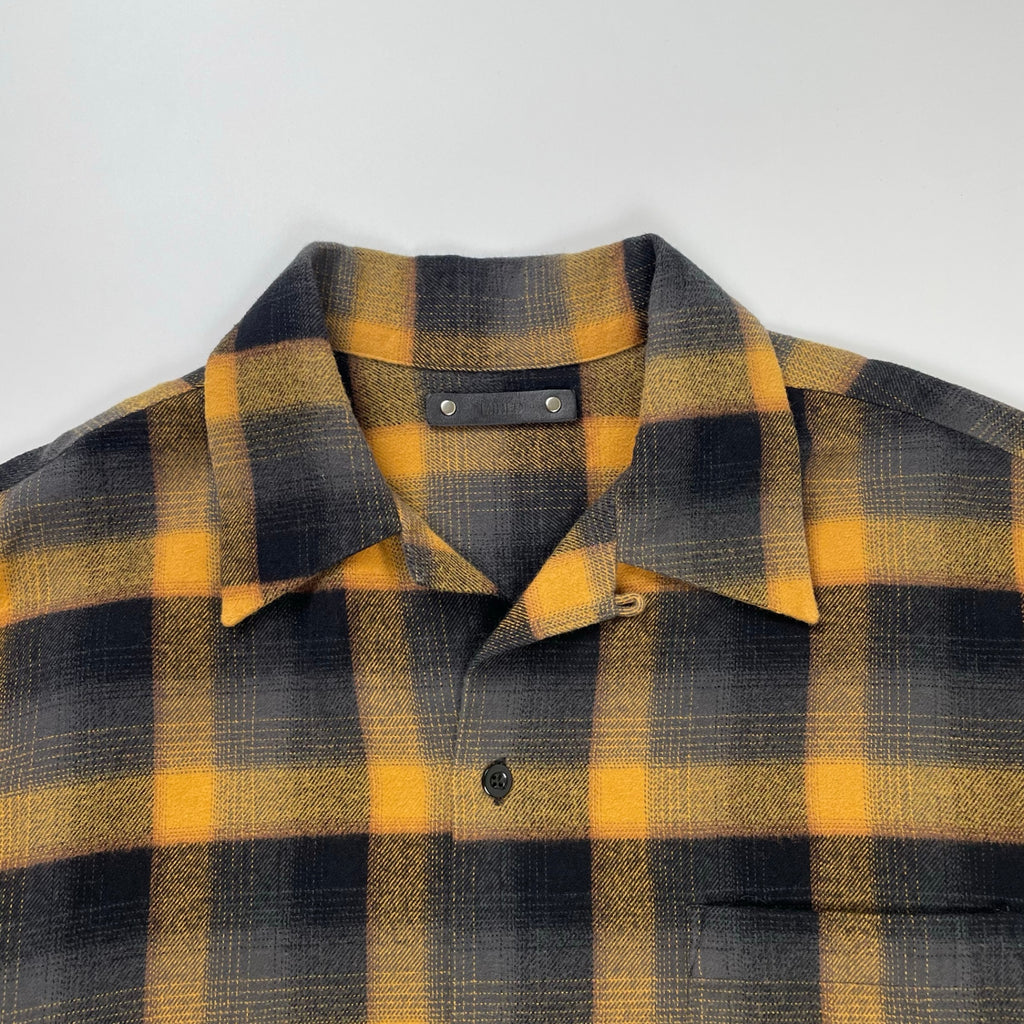 MINEDENIM マインデニム / C.R Flow Ombre Check Open Collar L/S SH オンブレシャツ 参考定価：35,000+tax 24AW SIZE：2