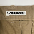 KAPTAIN SUNSHINE キャプテンサンシャイン / Scottish Sideseemless Trousers 参考定価：33,000+tax SIZE:30