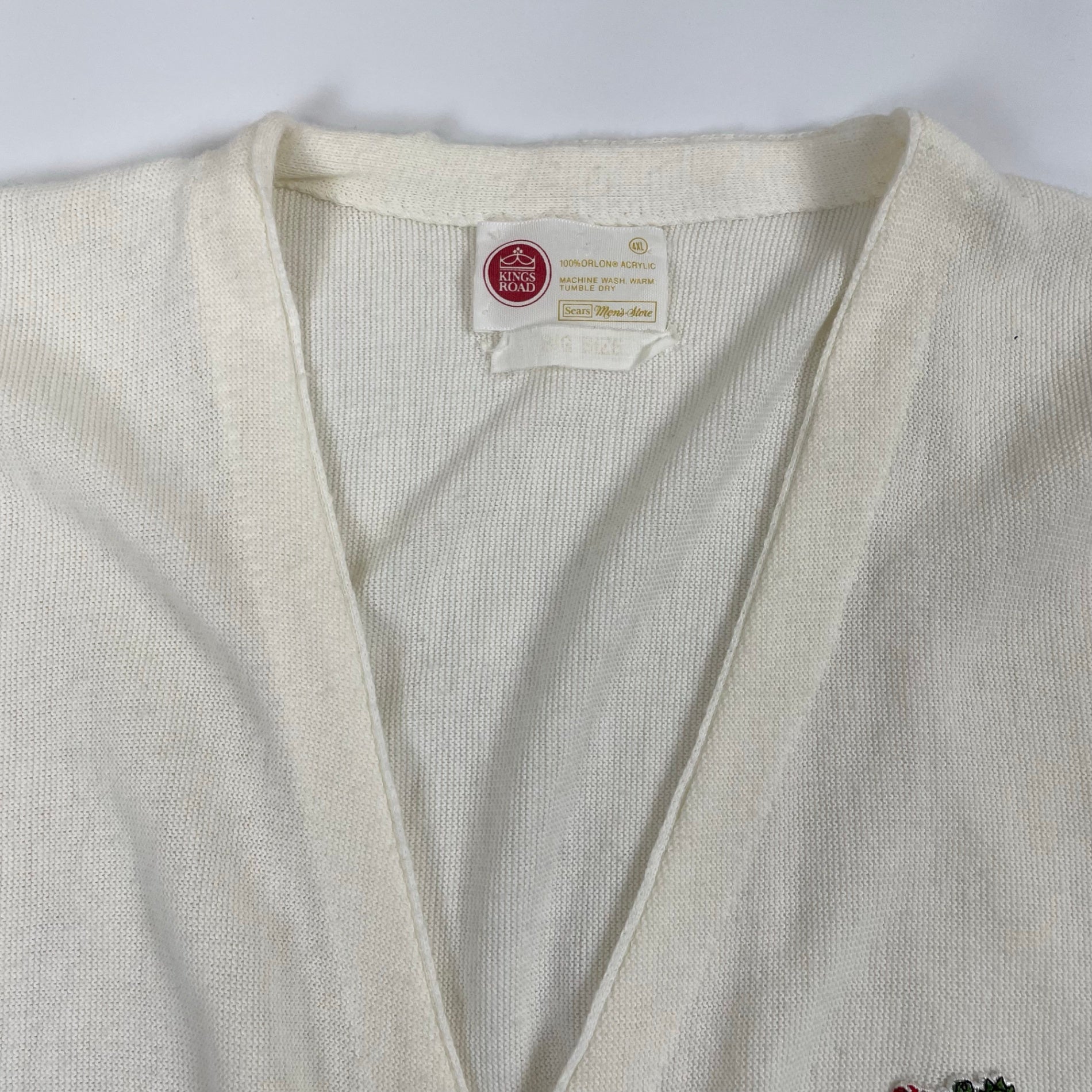 Sears シアーズ / 70s ヴィンテージアクリルカーディガン SIZE:4XL