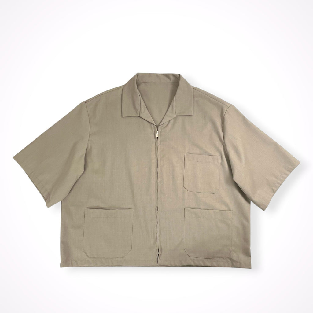 FIFTH GENERAL STORE / オープンカラー ジップアップシャツ SIZE：FREE