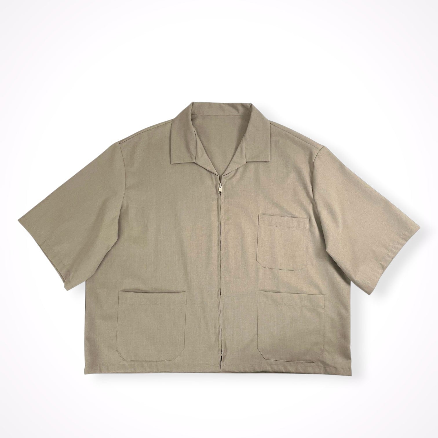 FIFTH GENERAL STORE / オープンカラー ジップアップシャツ SIZE：FREE