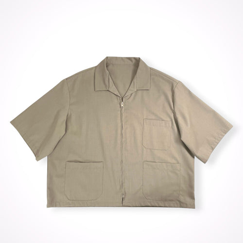 FIFTH GENERAL STORE / オープンカラー ジップアップシャツ SIZE：FREE