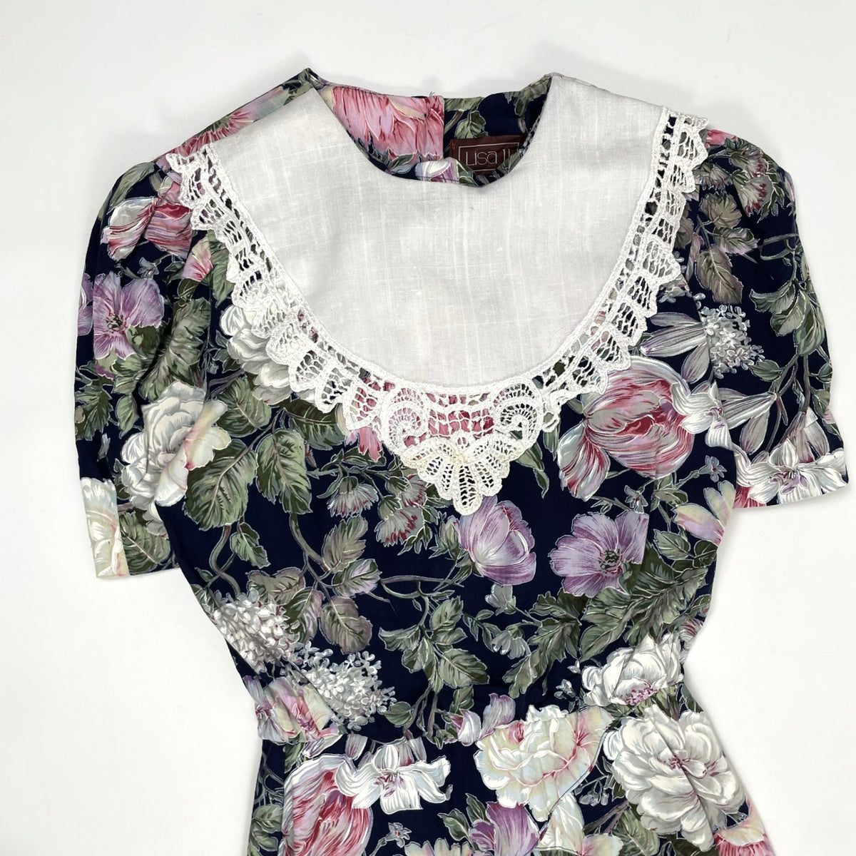 Lisa Ⅱ / 〈Lisa Ⅱ〉80s ヴィンテージレースワンピース USA製 SIZE:6M