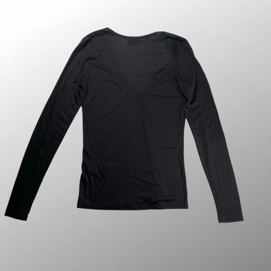 TOM FORD トムフォード / シルク100％ Vネックカットソー MADE IN ITALY レディース SIZE：36(S程度)