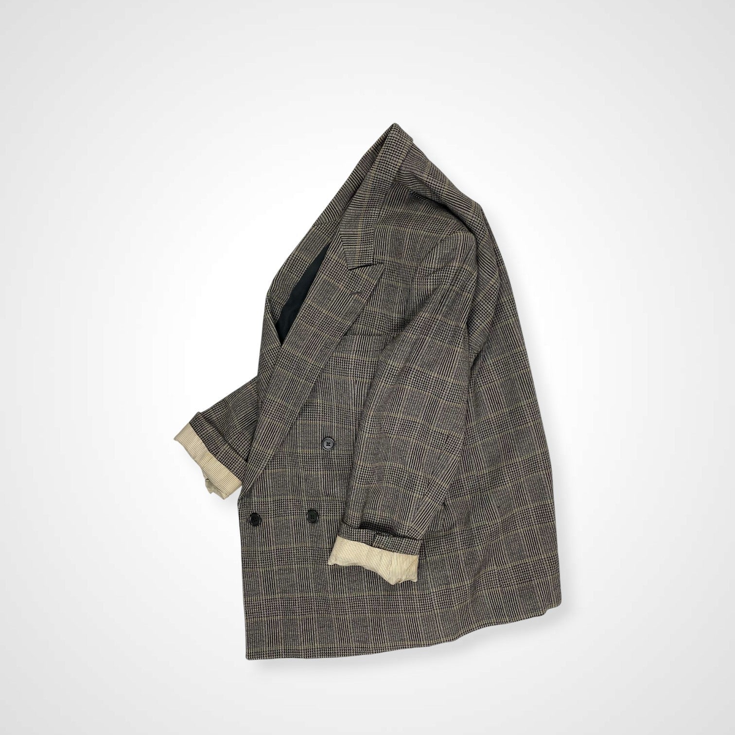 Paul Smith LONDON ポールスミスロンドン / ダブルブレスト チェック柄ジャケット 参考定価： SIZE：M