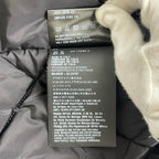 PRADA プラダ / RE- NYLON ダウンコート コヨーテファー ロップイヤー 参考定価：400,000程度 SIZE:M