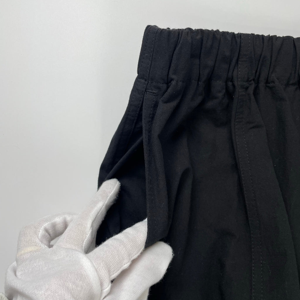 Curensology カレンソロジー / コットンリネンドロストパンツ ブラック 極美品 参考定価：22,000+tax SIZE:FREE