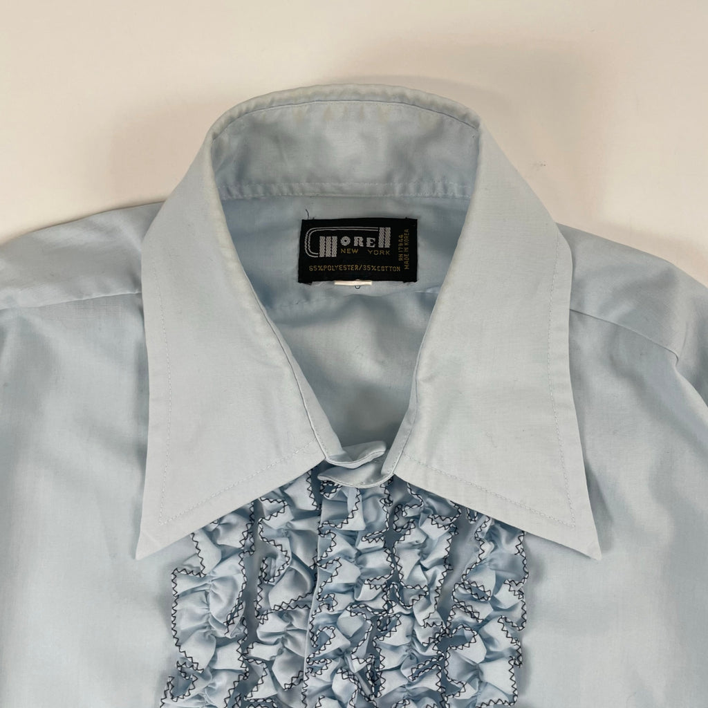 VINTAGE / 70s ヴィンテージフリルシャツ SIZE：L程度