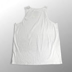SSZ エス エス ズィー / リブ ワイドタンクトップ 「シン テレビ装」 ホワイト SIZE:L
