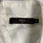 lculson ラクルソン / サークルジャガードシャツ ホワイト MADE IN ITALY SIZE：44