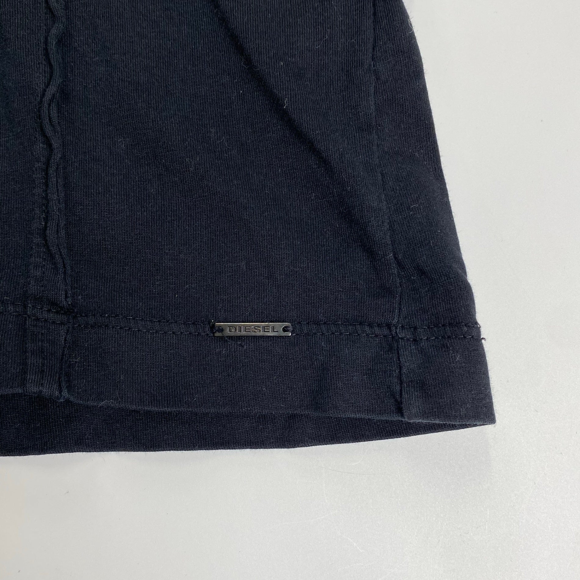 DIESEL ディーゼル / Tシャツ スター パッチワーク ブラック SIZE:S