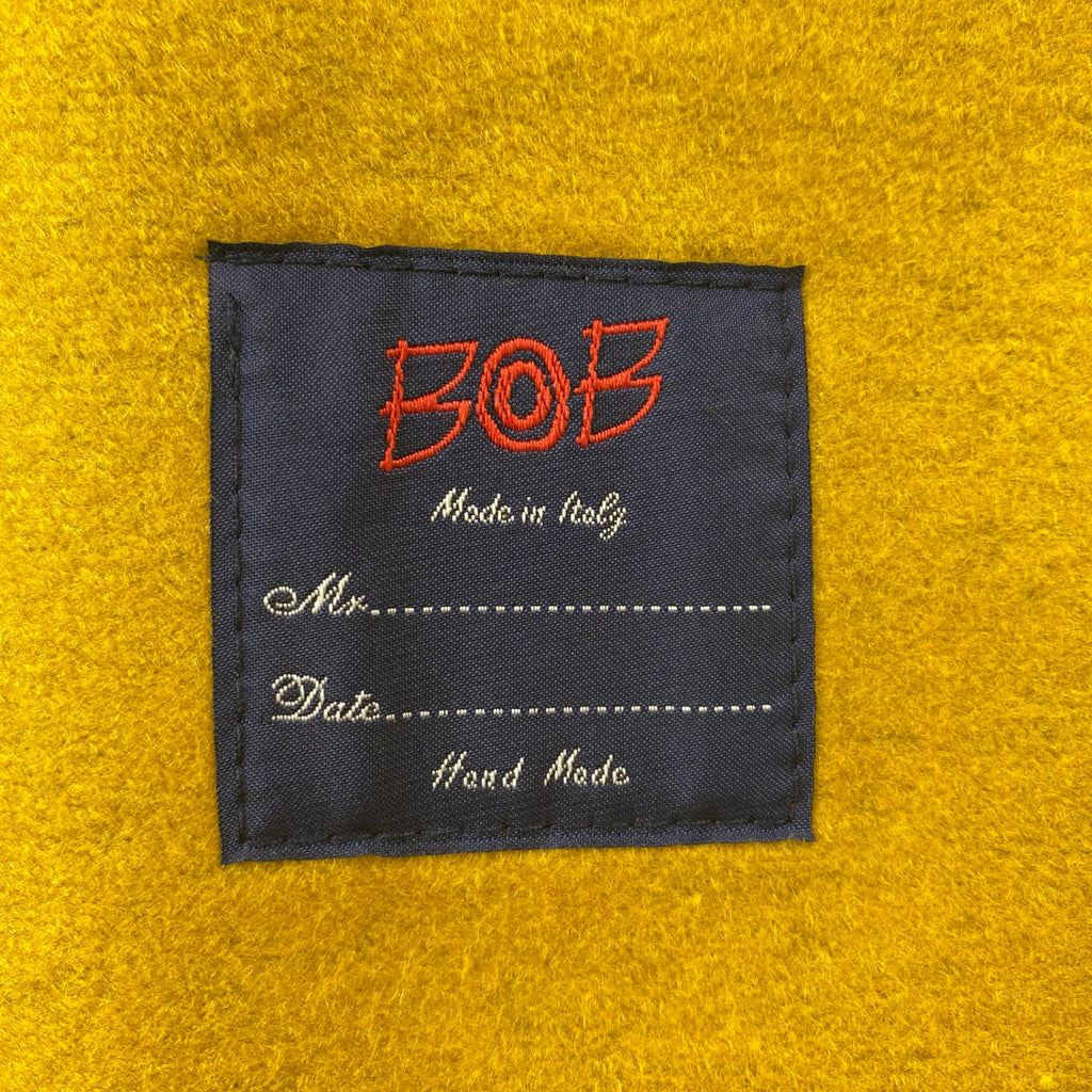 BOB ボブ 大丸取り扱い / ボンディングハンドワークジャケット MADE IN ITALY 参考定価：45,000程度  SIZE:1050（L程度）