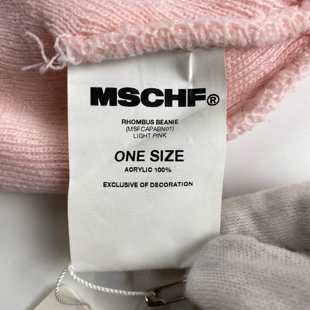 【未使用】 MSCHF ミスチーフ / ニット帽　ビーニー LIGHT PINK MADE IN KOREA