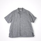 ISSEY MIYAKE MEN / 02SS リネンオープンカラーシャツ 滝沢直己期 SIZE:3