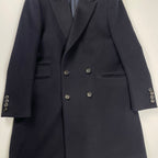 beautiful people × Loro Piana ビューティフル ピープル ロロピアーナ / カシミヤMIXチェスターコート ダークネイビー 参考定価：105,000+tax SIZE:130(XS-S)