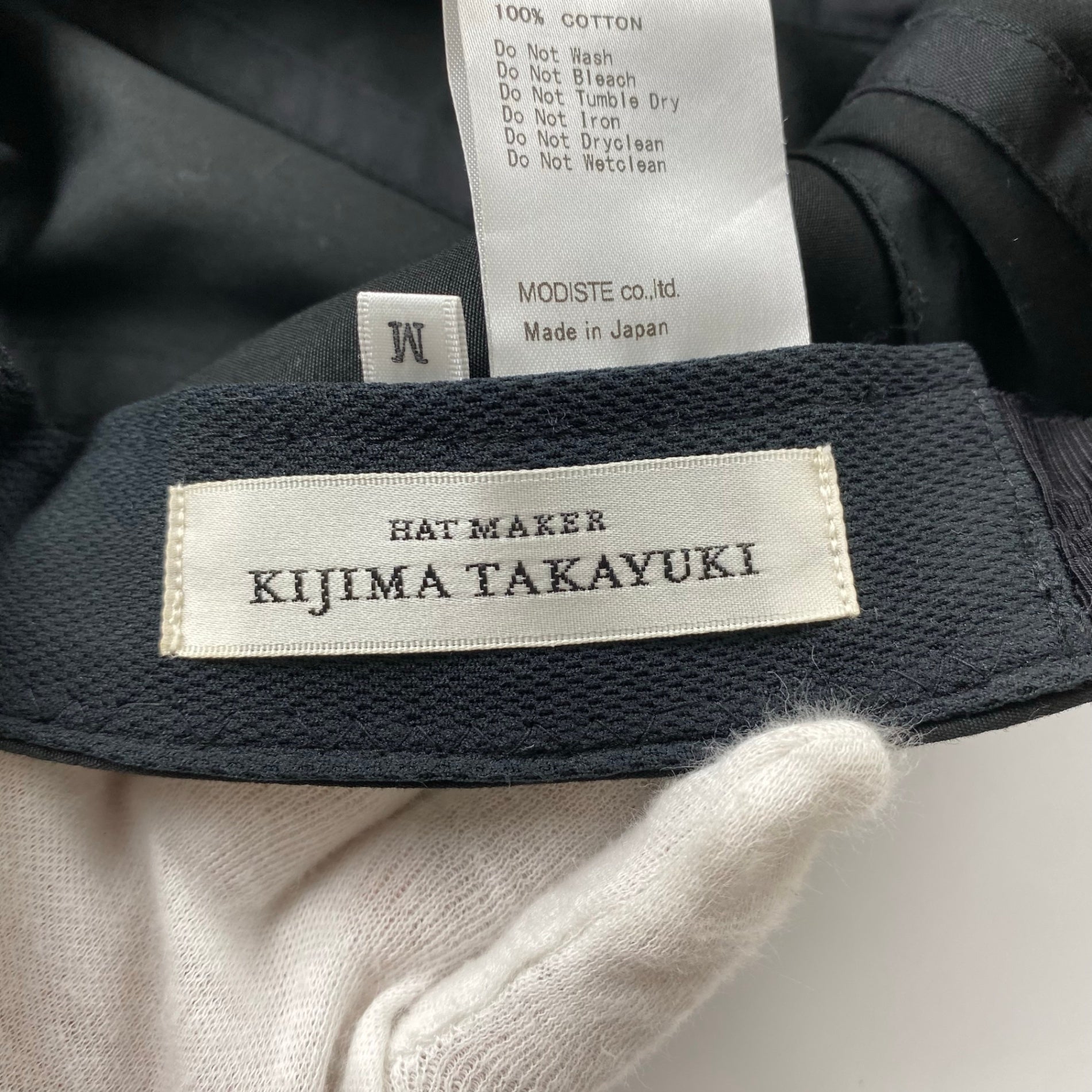 【美品】 KIJIMA TAKAYUKI スタイリスト 私物 キジマタカユキ / VENTILE COTTON CAP ベンタイル キャップ SIZE:M