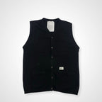 WTAPS ダブルタップス / オールドVネックニットベスト ブラック SIZE:1
